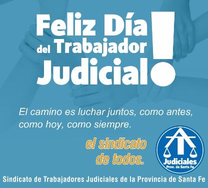 ¡FELIZ DÍA DEL TRABAJADOR JUDICIAL!