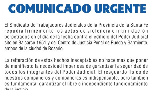 COMUNICADO URGENTE