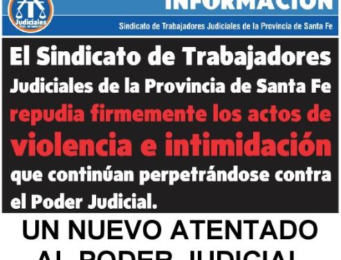 UN NUEVO ATENTADO AL PODER JUDICIAL