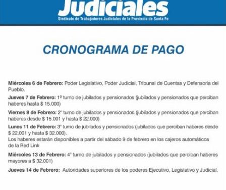 CRONOGRAMA DE PAGOS
