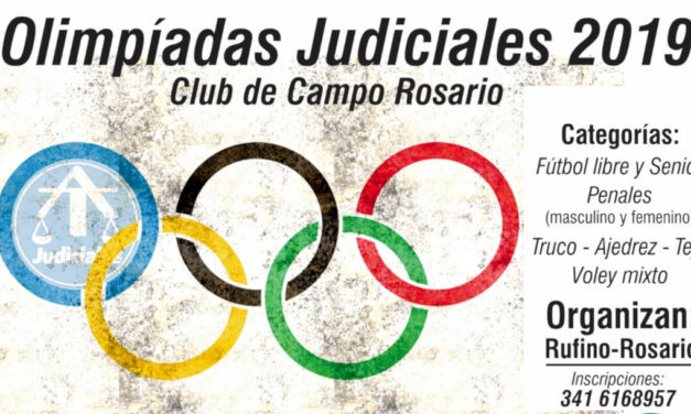 OLIMPIADAS JUDICIALES 2019: OTRA MANERA DE ENTENDER EL DEPORTE