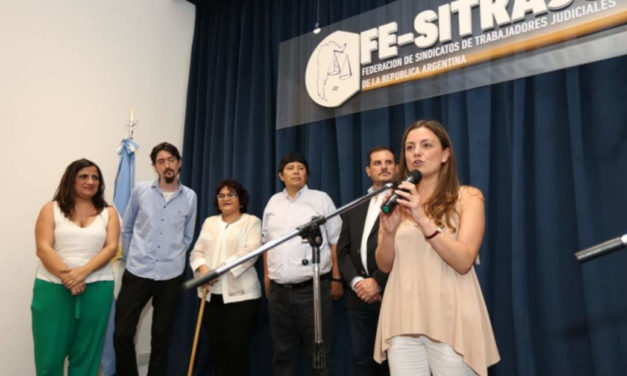 INAUGURACIÓN DE LA SEDE DEL SINDICATO DE TRABAJADORES JUDICIALES DE CABA