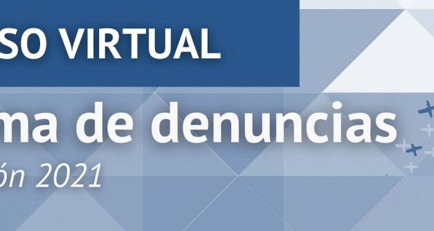 CURSO VIRTUAL SOBRE TOMA DE DENUNCIAS