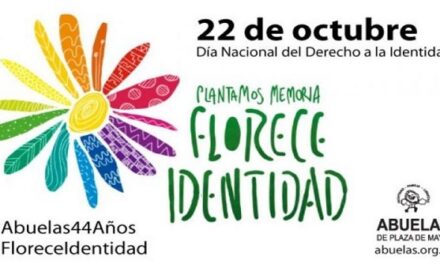 22 DE OCTUBRE: DÍA NACIONAL DEL DERECHO A LA IDENTIDAD
