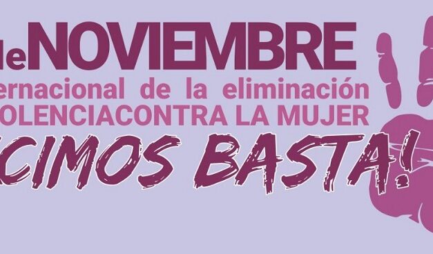 DÍA INTERNACIONAL DE LA ELIMINACIÓN DE LA VIOLENCIA CONTRA LA MUJER: HACIENDO MEMORIA…