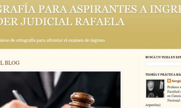 REPASO DE ORTOGRAFÍA PARA ASPIRANTES A INGRESAR AL PODER JUDICIAL