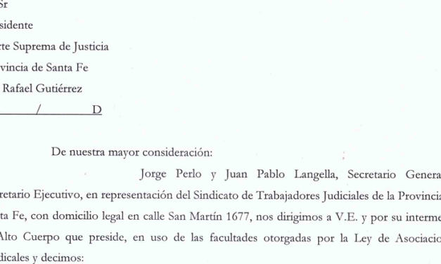 Urge Aumento cédulas/Mandamientos: Nota a la CORTE