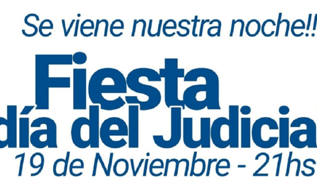FESTEJO DEL DÍA DEL TRABAJADOR Y TRABAJADORA JUDICIAL