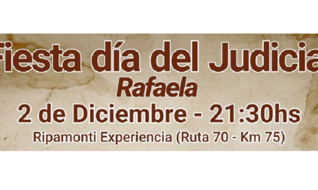 FIESTA DEL DÍA DEL JUDICIAL EN RAFAELA