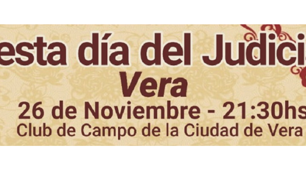 FESTEJO DEL DÍA DEL JUDICIAL EN VERA