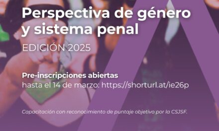 Curso Anual sobre perspectiva de Género y sistema penal – Edición 2025