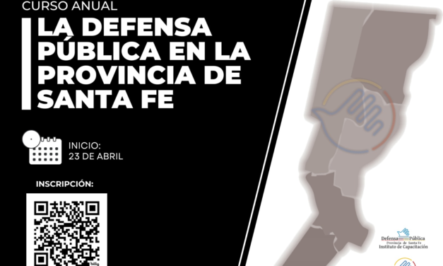Curso anual: «La Defensa Pública en la Provincia de Santa Fe -edición 2025-