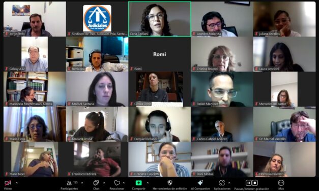 Charla provincial virtual sobre la Implementación del Nuevo Código Procesal Penal Juvenil en la Provincia de Santa Fe.