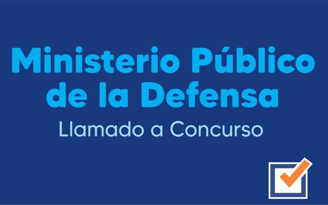 MPD- CONCURSO ABIERTO de ANTECEDENTES, OPOSICIÓN y COLOQUIO. SECRETARIO/A de ASUNTOS JURÍDICOS y de CONTROL de GESTIÓN.