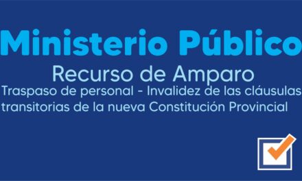 RECURSO DE AMPARO sobre TRASPASO DE PERSONAL