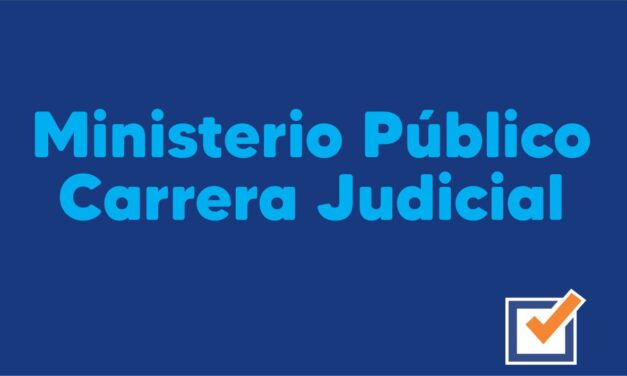 Ministerio Público – Carrera Judicial
