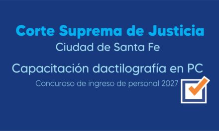Corte Suprema de Justicia – Ciudad de Santa Fe – Capacitación