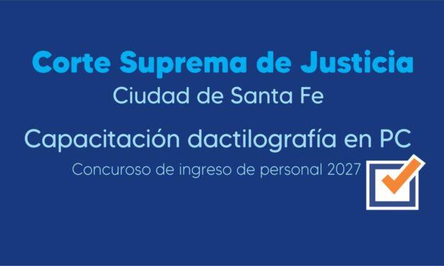 Corte Suprema de Justicia – Ciudad de Santa Fe – Capacitación