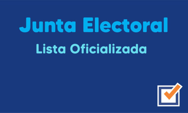 Junta Electoral – Oficialización de Listas