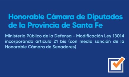 Honorable Cámara de Diputadosde la Provincia de Santa Fe