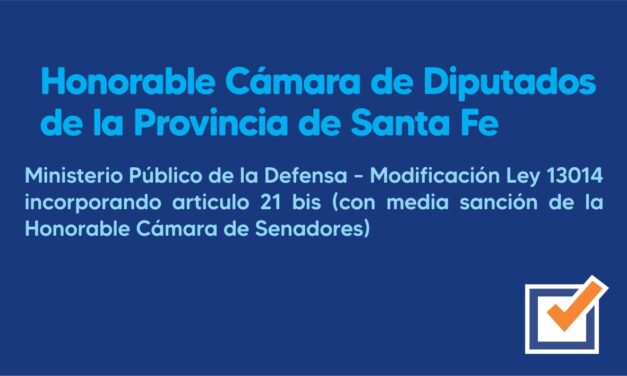 Honorable Cámara de Diputadosde la Provincia de Santa Fe